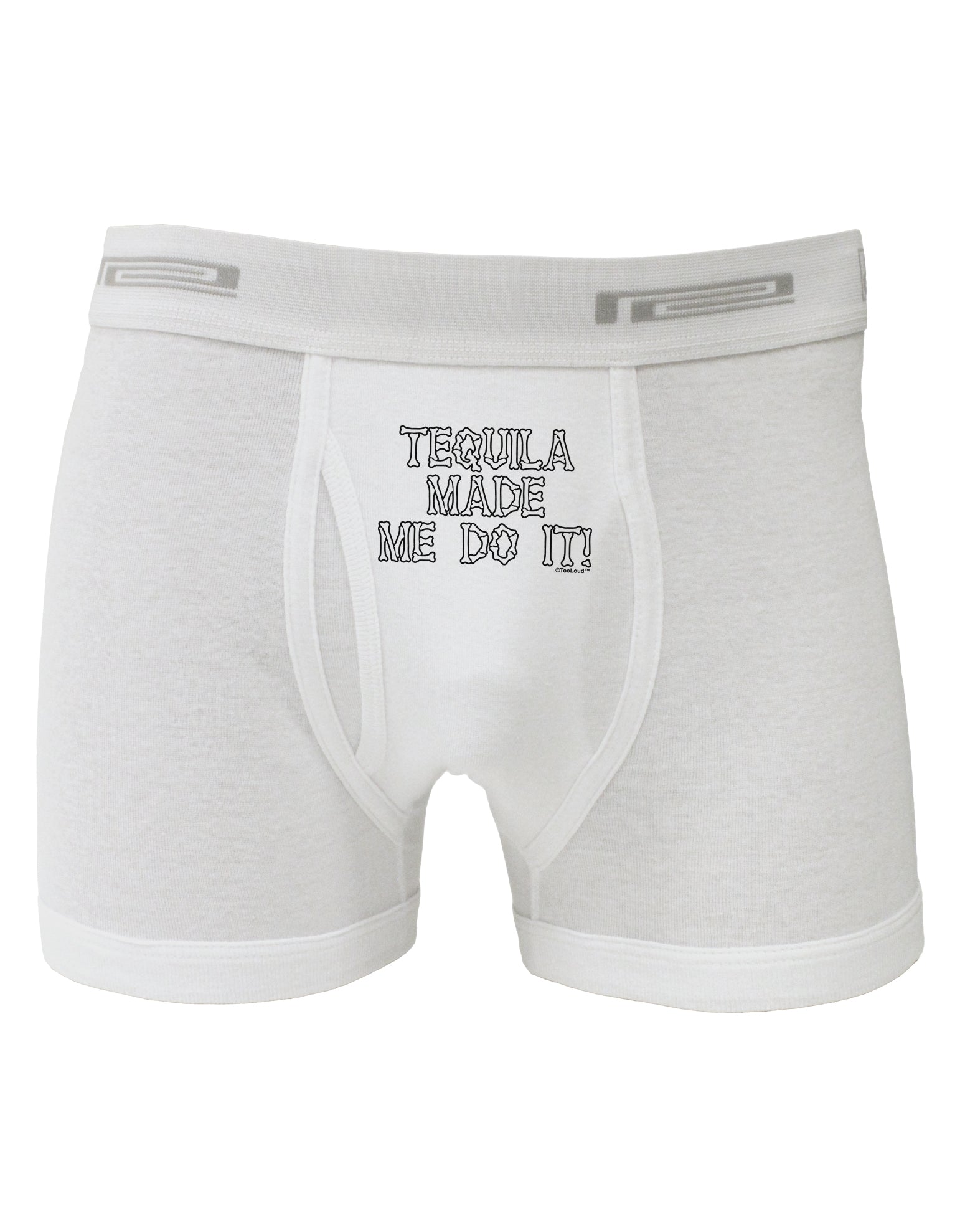 Tequila Made Me Do It - Bone Text Boxer Briefs by TooLoud-Boxer Briefs-TooLoud-White-Small-Davson Sales
