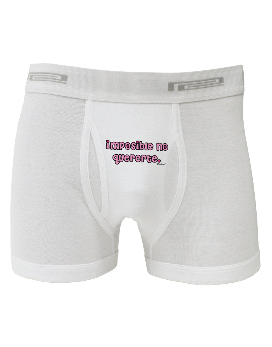 Imposible No Quererte Boxer Briefs by TooLoud-Boxer Briefs-TooLoud-White-Small-Davson Sales