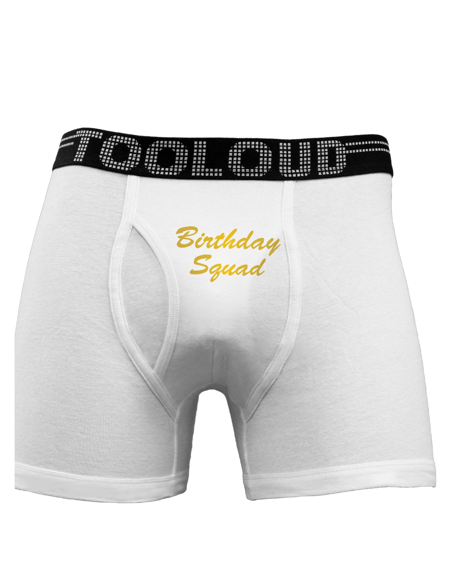 Birthday Squad Text Boxer Briefs by TooLoud-Boxer Briefs-TooLoud-White-Small-Davson Sales