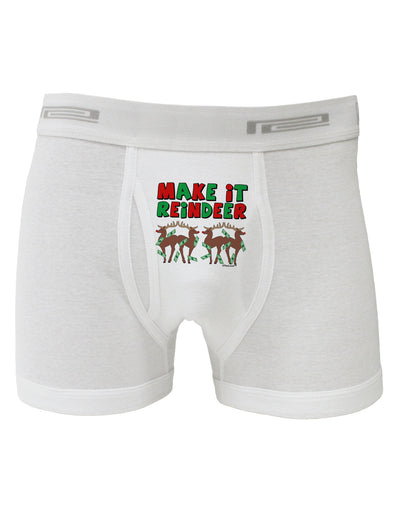 Make It Reindeer Boxer Briefs-Boxer Briefs-TooLoud-White-Small-Davson Sales