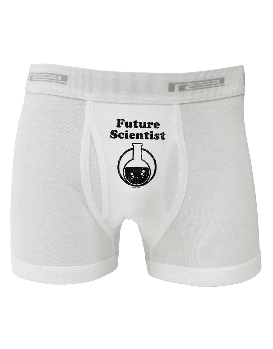 Future Scientist Distressed Boxer Briefs-Boxer Briefs-TooLoud-White-Small-Davson Sales