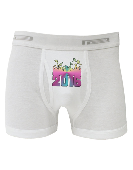 Current Year Graduation Color Boxer Briefs-Boxer Briefs-TooLoud-White-Small-Davson Sales