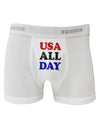 USA All Day - Distressed Patriotic Design Boxer Briefs by TooLoud-Boxer Briefs-TooLoud-White-Small-Davson Sales