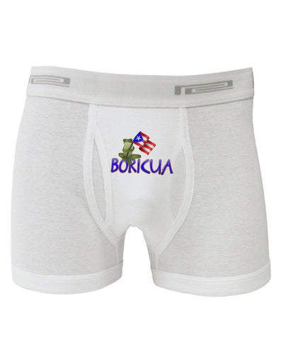 Coqui Boricua Boxer Briefs-Boxer Briefs-TooLoud-White-Small-Davson Sales