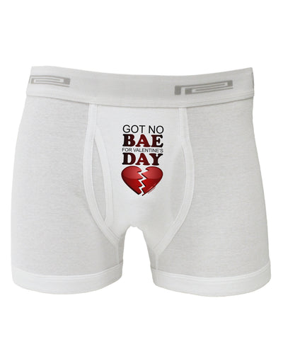 No Bae For Valentine's Day Boxer Briefs-Boxer Briefs-TooLoud-White-Small-Davson Sales