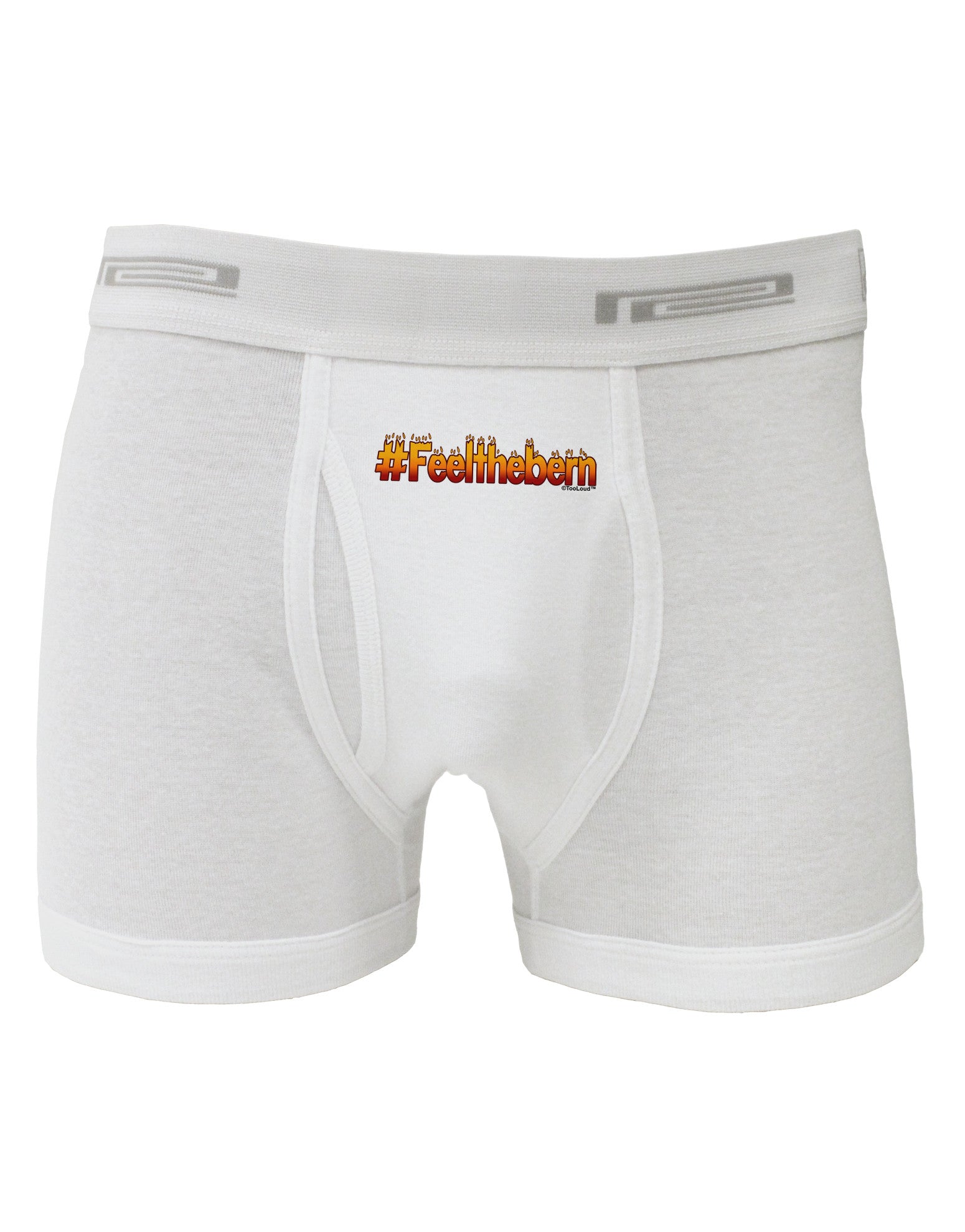 Hashtag Feelthebern Boxer Briefs-Boxer Briefs-TooLoud-White-Small-Davson Sales