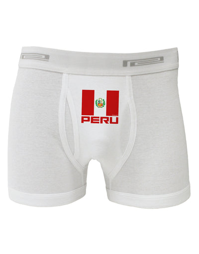 Peru Flag Boxer Briefs-Boxer Briefs-TooLoud-White-Small-Davson Sales