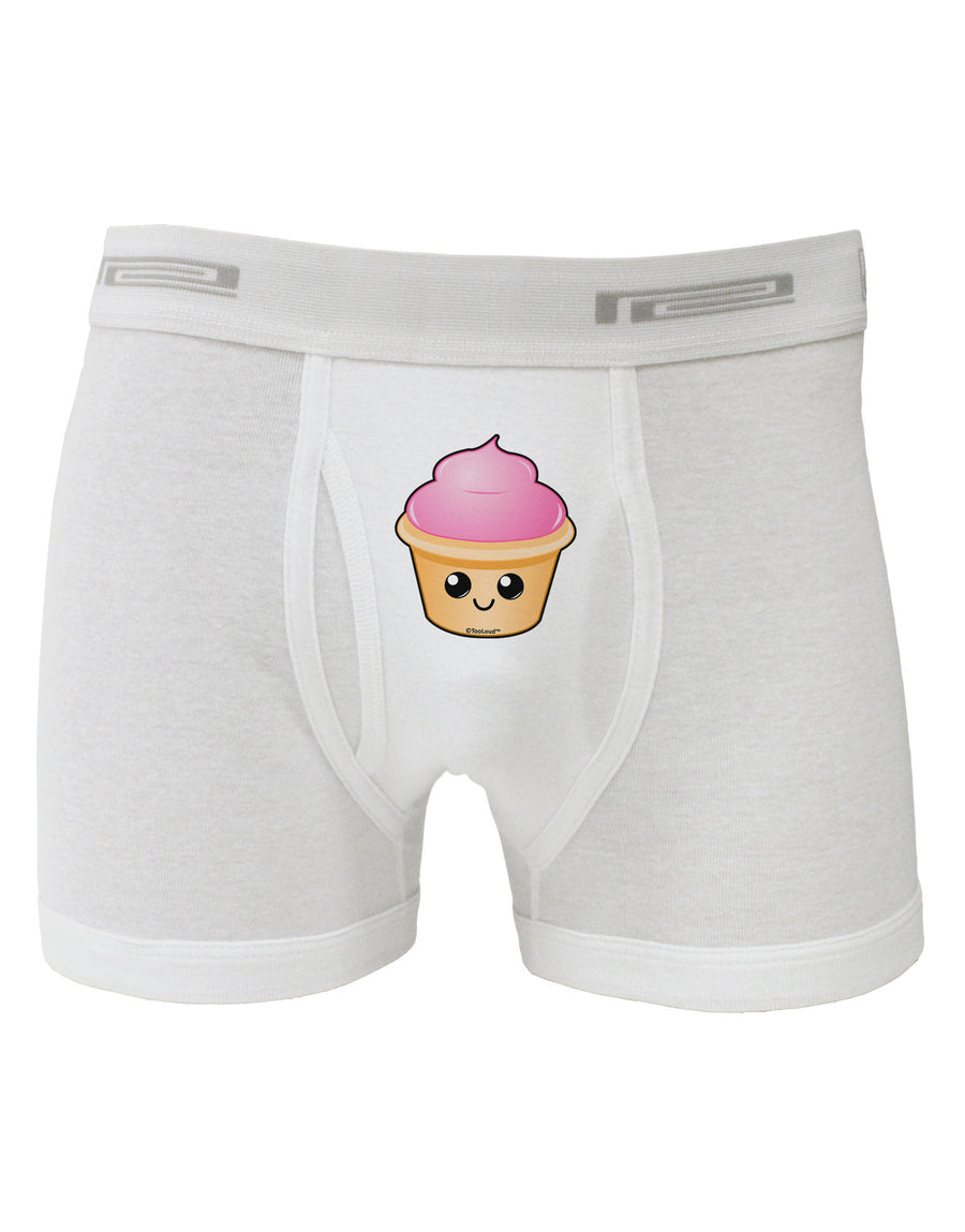 Cute Cupcake Design #2 Boxer Briefs by TooLoud-Boxer Briefs-TooLoud-White-Small-Davson Sales