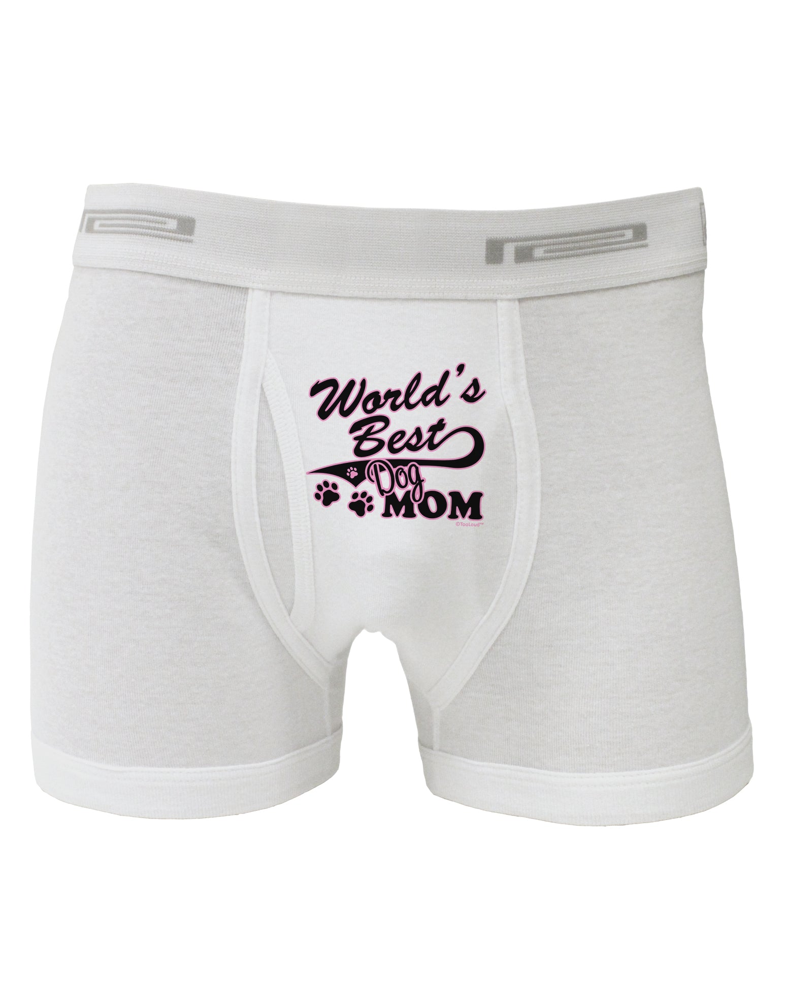 World's Best Dog Mom Boxer Briefs by TooLoud-Boxer Briefs-TooLoud-White-Small-Davson Sales