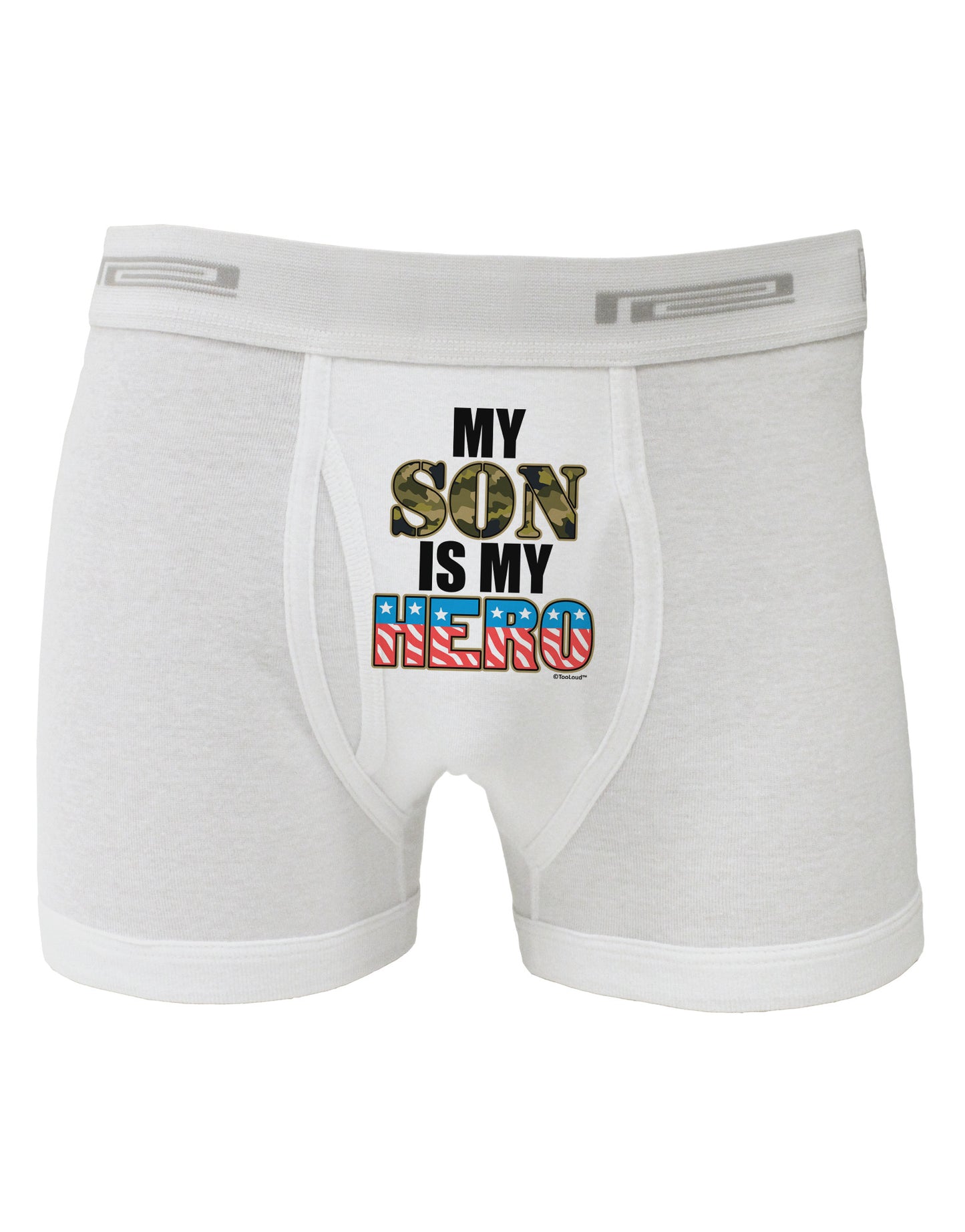 My Son is My Hero - Armed Forces Boxer Briefs by TooLoud-Boxer Briefs-TooLoud-White-Small-Davson Sales