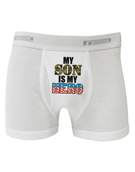 My Son is My Hero - Armed Forces Boxer Briefs by TooLoud-Boxer Briefs-TooLoud-White-Small-Davson Sales