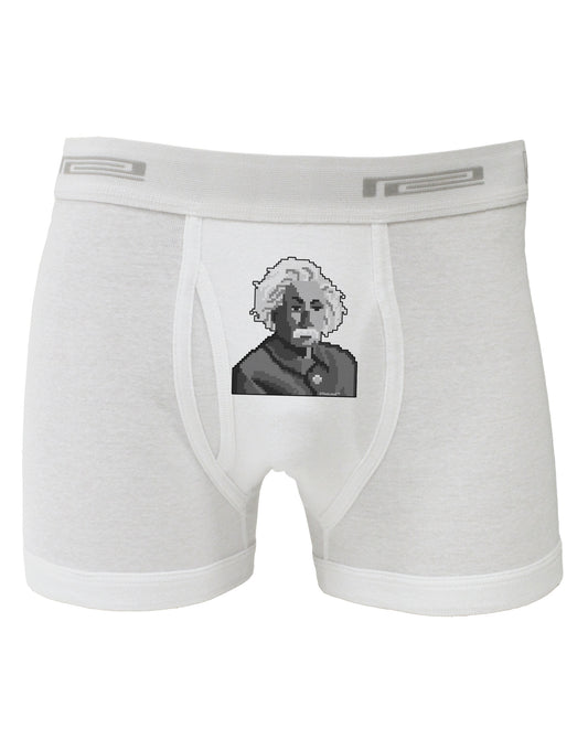 Pixel Albert Design Boxer Briefs by TooLoud-Boxer Briefs-TooLoud-White-Small-Davson Sales