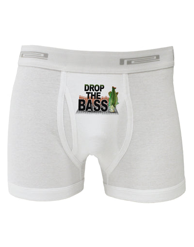 Drop The Bass Fish Boxer Briefs-Boxer Briefs-TooLoud-White-Small-Davson Sales