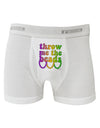 Throw Me The Beads - Mardi Gras Boxer Briefs by TooLoud-Boxer Briefs-TooLoud-White-Small-Davson Sales