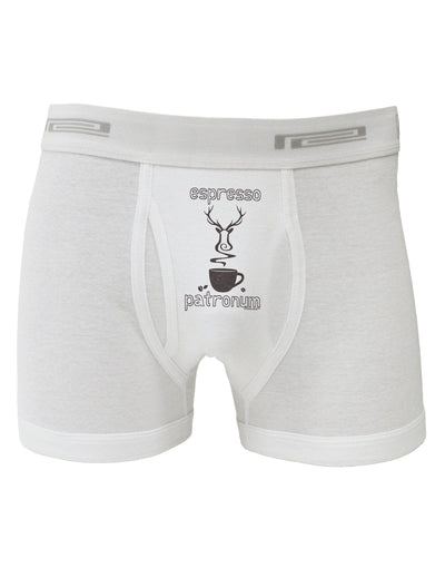 Espresso Patronum Boxer Briefs-Boxer Briefs-TooLoud-White-Small-Davson Sales