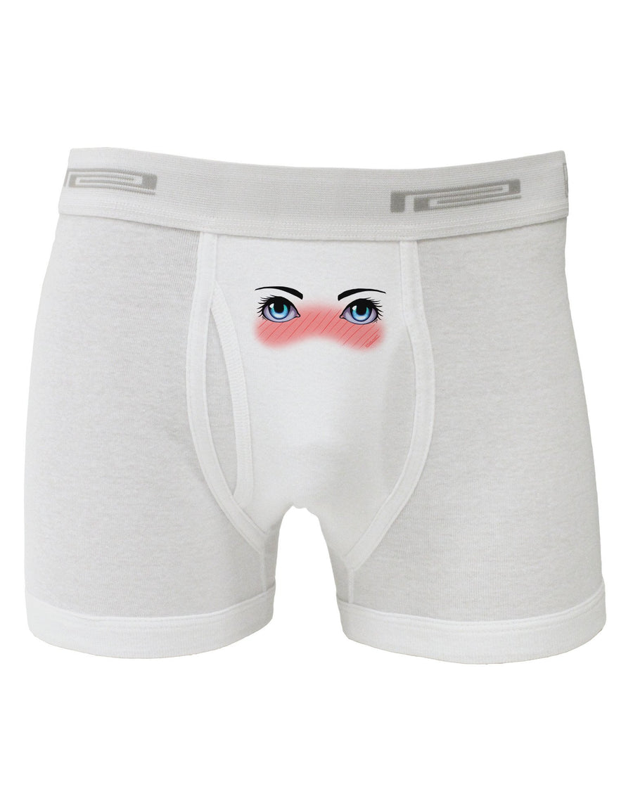 Blushing Anime Eyes Boxer Briefs-Boxer Briefs-TooLoud-White-XXX-Large-Davson Sales