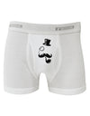 Tophat Mustache Pipe and Monocle Boxer Briefs-Boxer Briefs-TooLoud-White-Small-Davson Sales