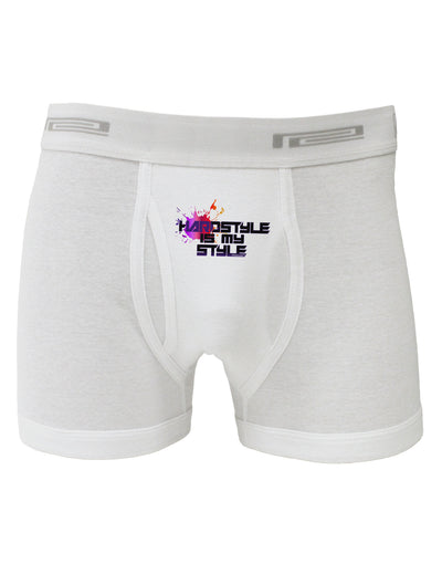 Hardstyle Is My Style Boxer Briefs-Boxer Briefs-TooLoud-White-Small-Davson Sales
