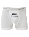 Love - Try Not To Breathe Boxer Briefs-Boxer Briefs-TooLoud-White-Small-Davson Sales