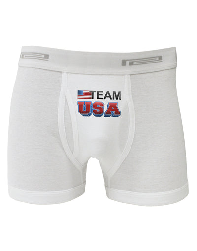 Sporty Team USA Boxer Briefs-Boxer Briefs-TooLoud-White-Small-Davson Sales