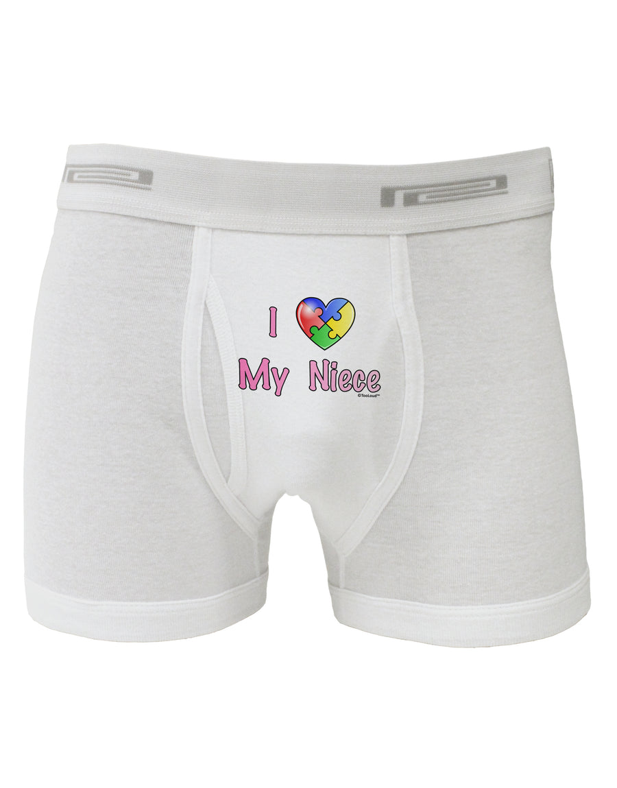 I Heart My Niece - Autism Awareness Boxer Briefs by TooLoud-Boxer Briefs-TooLoud-White-Small-Davson Sales