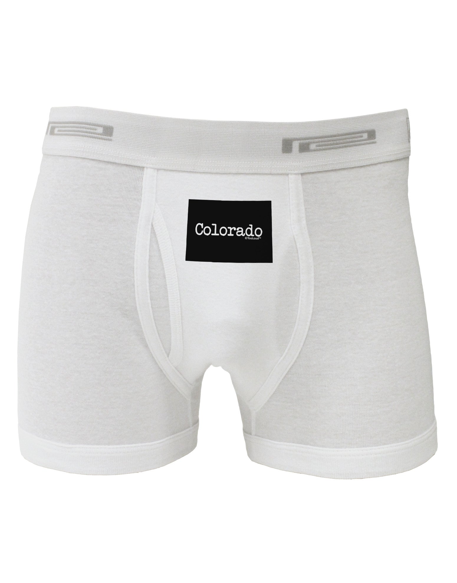 Colorado - United States Shape Boxer Briefs by TooLoud-Boxer Briefs-TooLoud-White-Small-Davson Sales