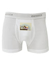 Bighorn Ram WatercolorText Boxer Briefs-Boxer Briefs-TooLoud-White-Small-Davson Sales