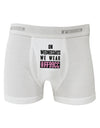 On Wednesdays We Wear FF99CC Boxer Briefs-Boxer Briefs-TooLoud-White-Small-Davson Sales