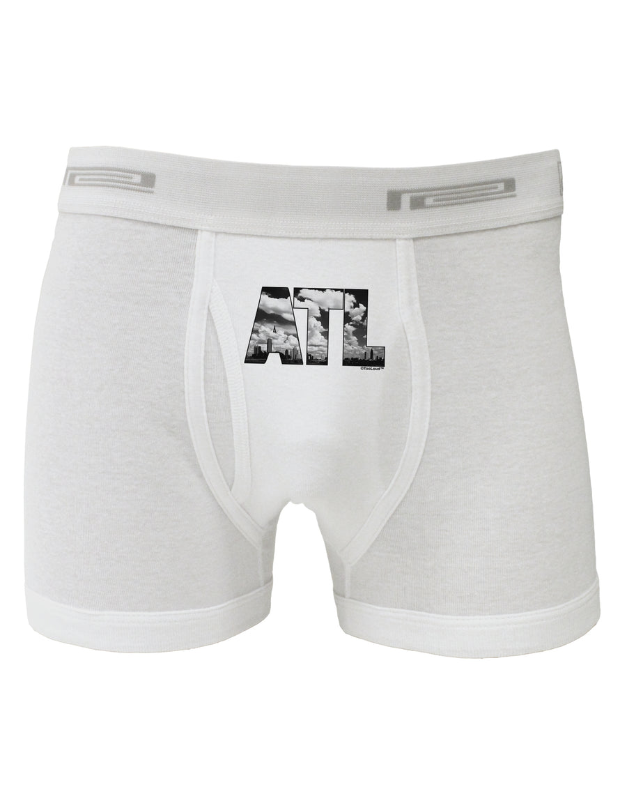 ATL Atlanta Text Boxer Briefs by TooLoud-Boxer Briefs-TooLoud-White-Small-Davson Sales