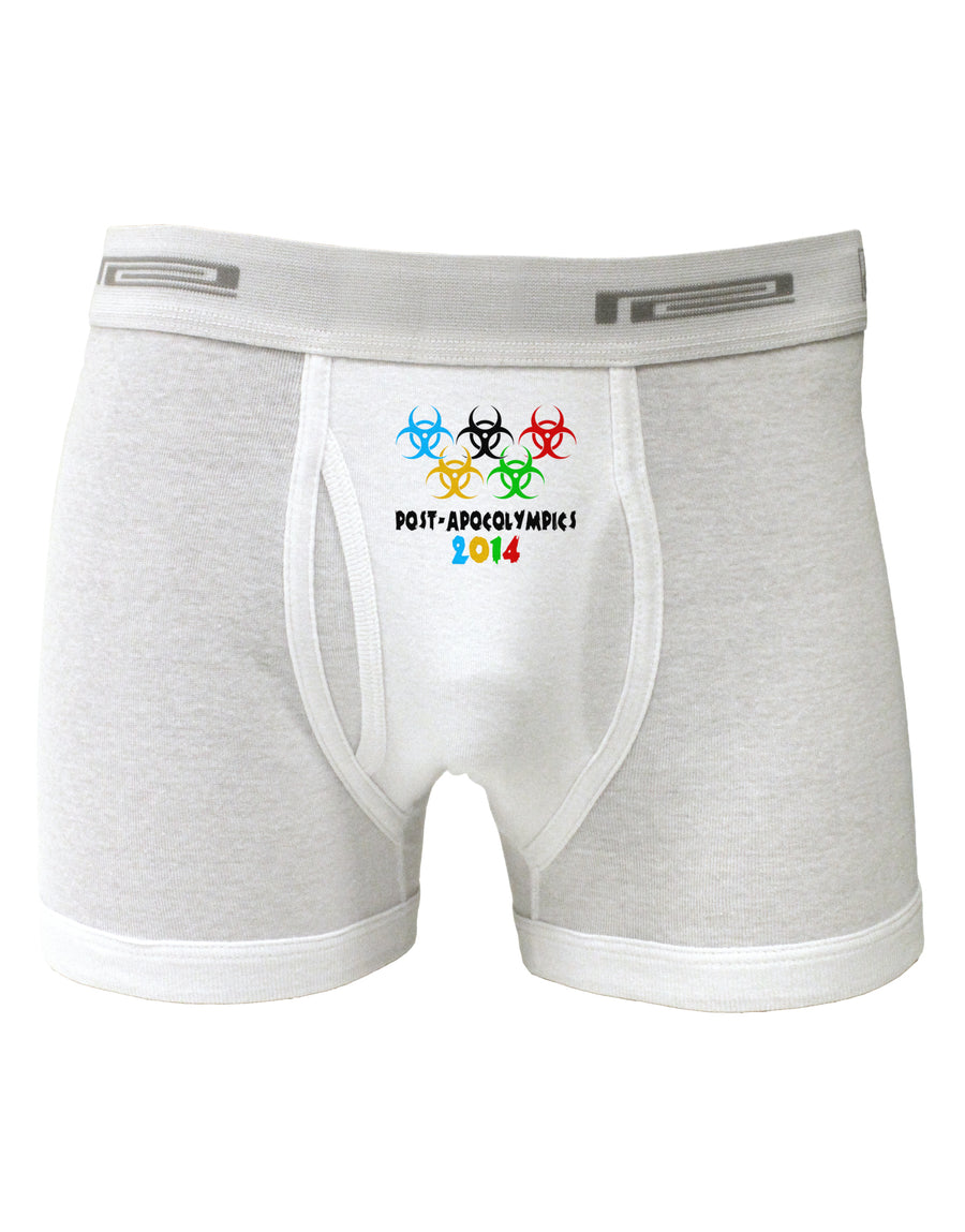 Post-Apocolympics 2014 - Zombie Boxer Briefs-Boxer Briefs-TooLoud-White-Small-Davson Sales