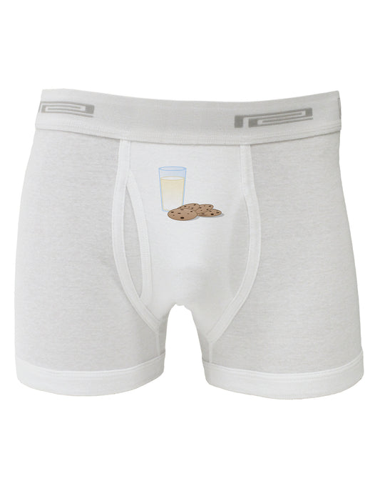 Milk and Cookies Design Boxer Briefs-Boxer Briefs-TooLoud-White-Small-Davson Sales