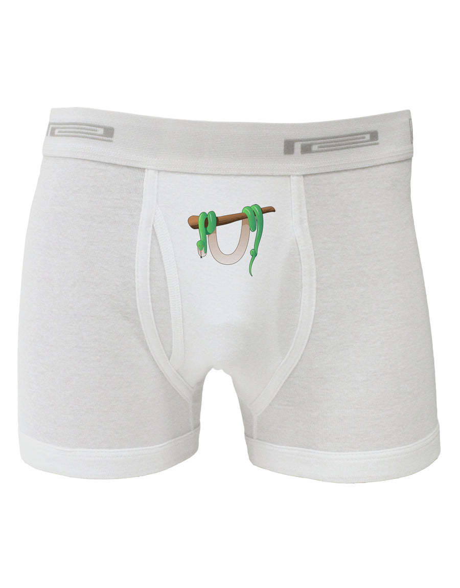 Anaconda Design Green Boxer Briefs-Boxer Briefs-TooLoud-White-Small-Davson Sales