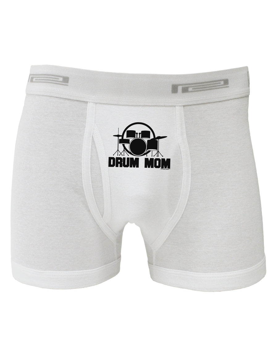 Drum Mom - Mother's Day Design Boxer Briefs-Boxer Briefs-TooLoud-White-Small-Davson Sales