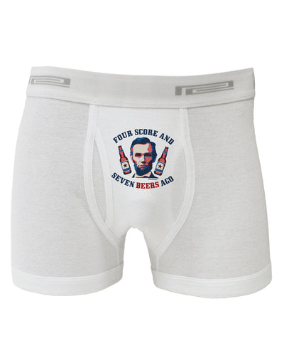 Seven Beers Ago - Lincoln Boxer Briefs-Boxer Briefs-TooLoud-White-Small-Davson Sales