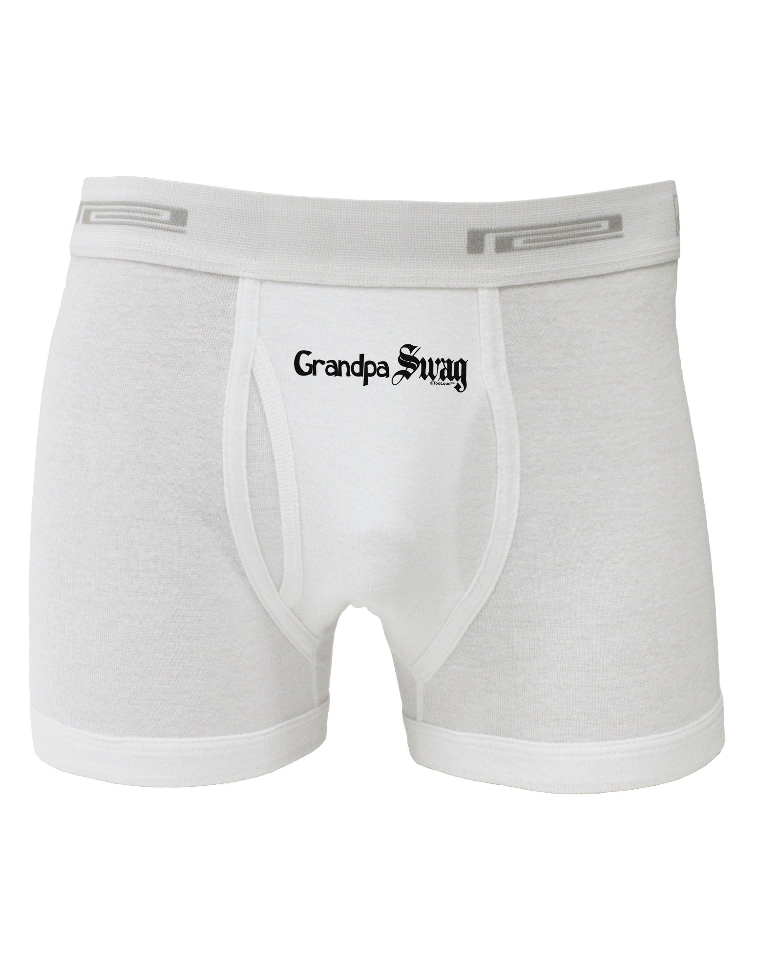 Grandpa Swag Text Boxer Briefs by TooLoud-Boxer Briefs-TooLoud-White-Small-Davson Sales