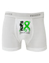 Hope for a Cure - Lime Green Ribbon Lyme Disease - Flowers Boxer Briefs-Boxer Briefs-TooLoud-White-Small-Davson Sales