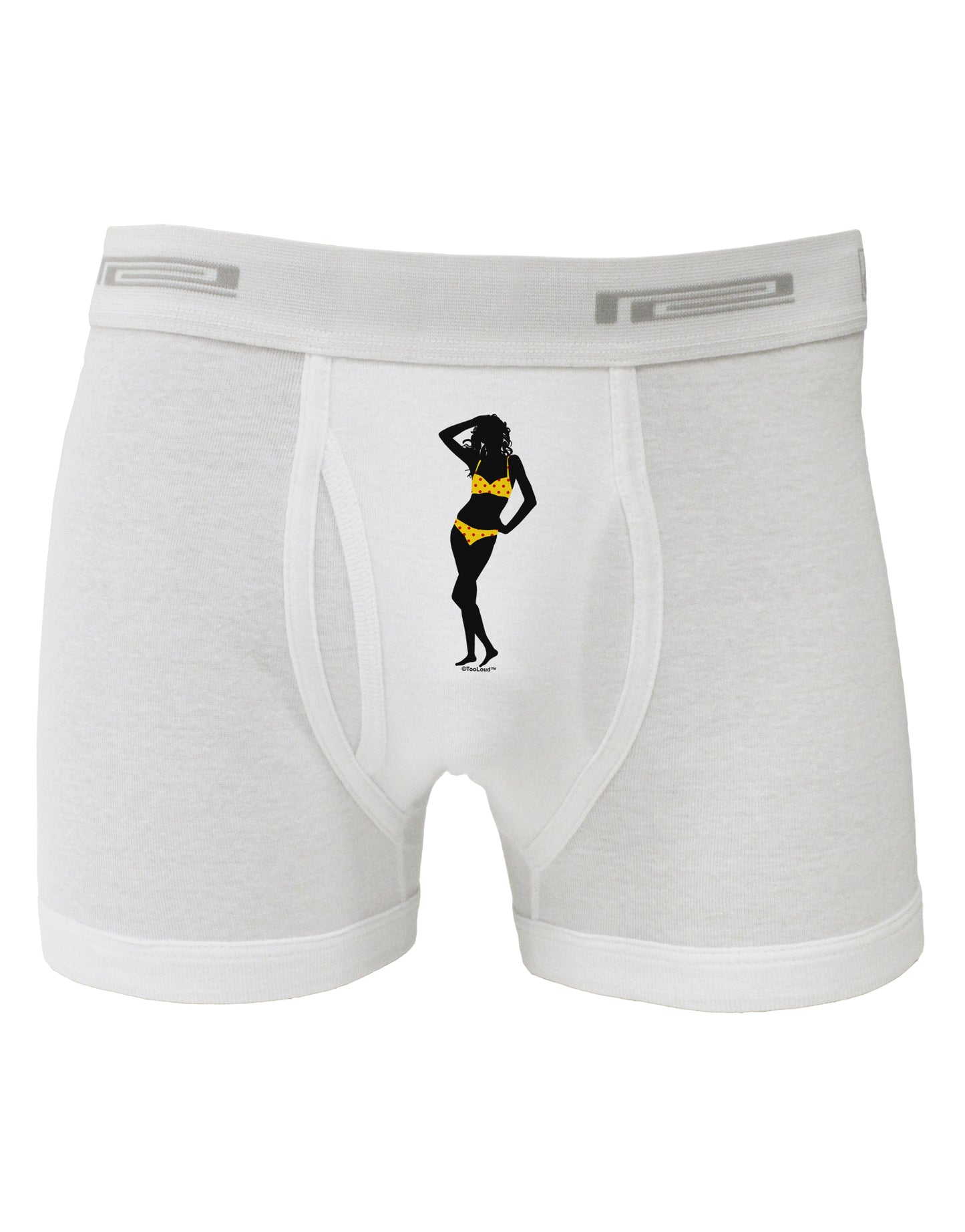 Polka Dot Bikini Shadow Boxer Briefs by TooLoud-Boxer Briefs-TooLoud-White-Small-Davson Sales