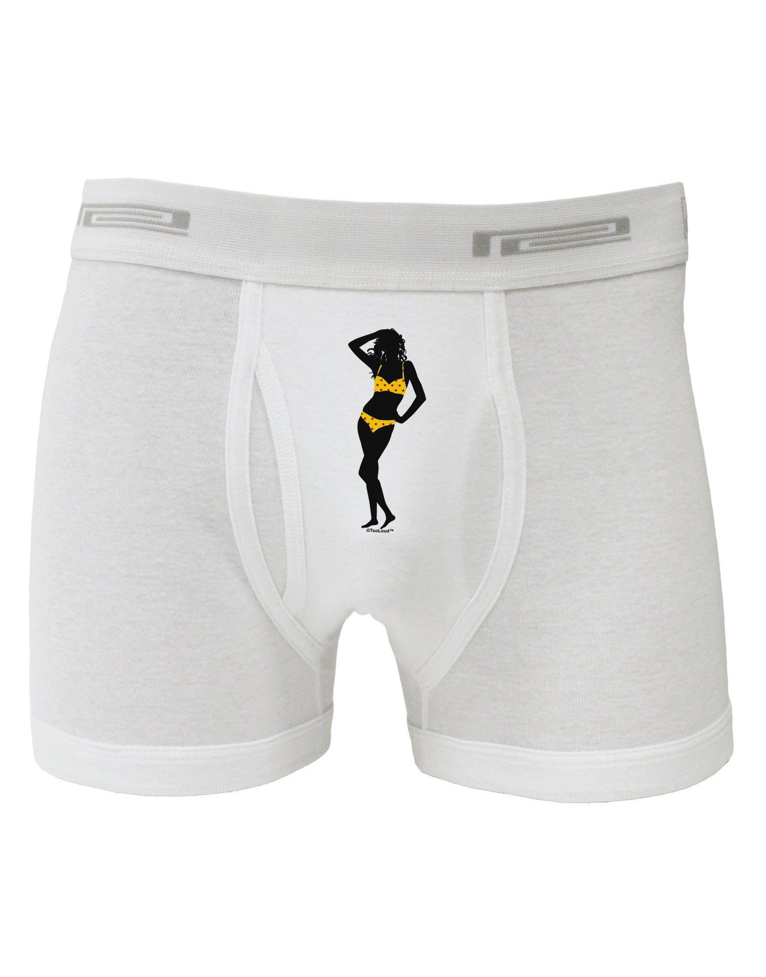 Polka Dot Bikini Shadow Boxer Briefs by TooLoud-Boxer Briefs-TooLoud-White-Small-Davson Sales