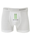 Asparagus - Spear Me the Details Boxer Briefs-Boxer Briefs-TooLoud-White-Small-Davson Sales