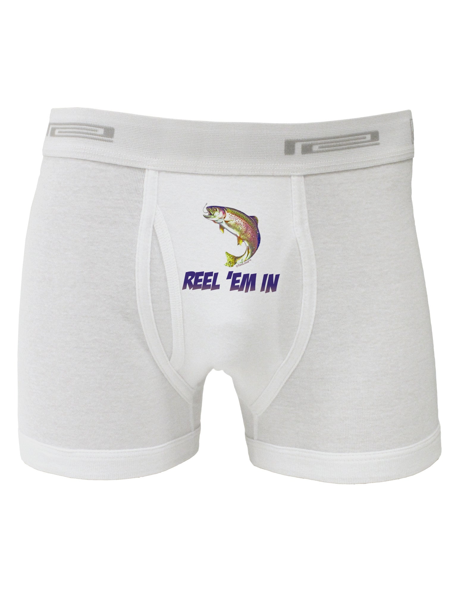 Rainbow Trout Reel Em In Boxer Briefs-Boxer Briefs-TooLoud-White-Small-Davson Sales