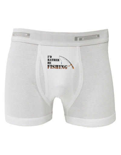 I'd Rather Be Fishing Boxer Briefs-Boxer Briefs-TooLoud-White-Small-Davson Sales