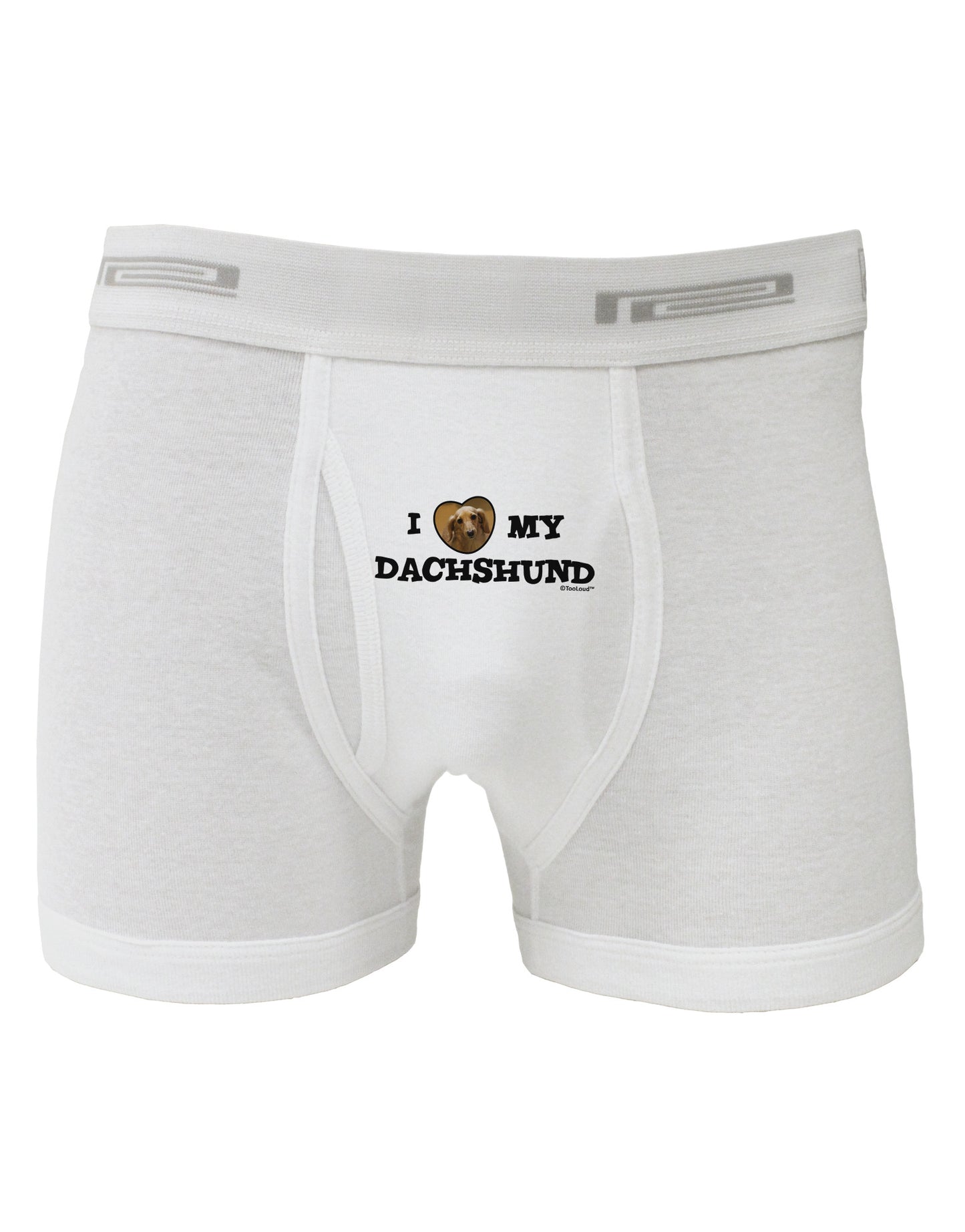 I Heart My Dachshund Boxer Briefs by TooLoud-Boxer Briefs-TooLoud-White-Small-Davson Sales