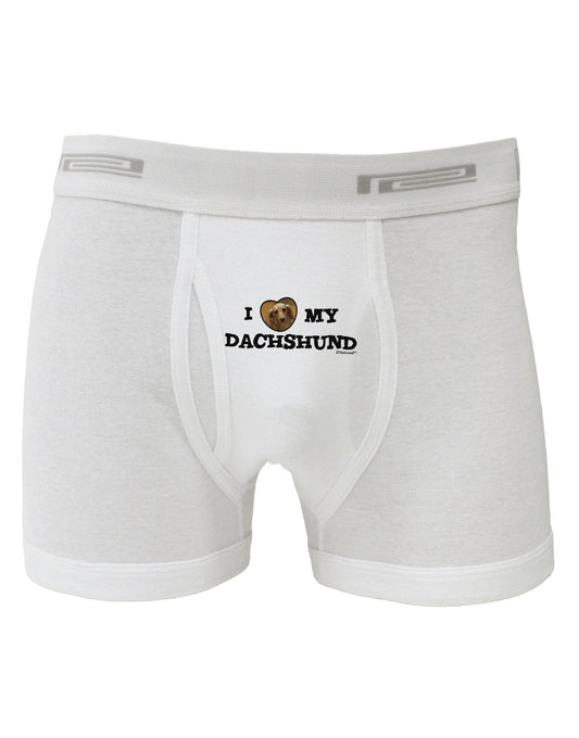 I Heart My Dachshund Boxer Briefs by TooLoud-Boxer Briefs-TooLoud-White-Small-Davson Sales