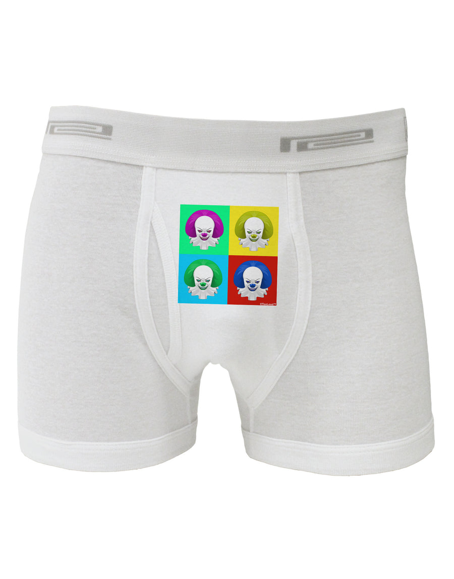 Clown Face Pop Art 2 Boxer Briefs-Boxer Briefs-TooLoud-White-Small-Davson Sales