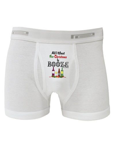 All I Want Is Booze Boxer Briefs-Boxer Briefs-TooLoud-White-Small-Davson Sales