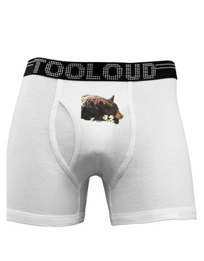 Laying Black Bear Cutout Boxer Briefs-Boxer Briefs-TooLoud-White-Small-Davson Sales