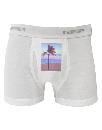 Palm Tree Beach Filter Boxer Briefs-Boxer Briefs-TooLoud-White-Small-Davson Sales