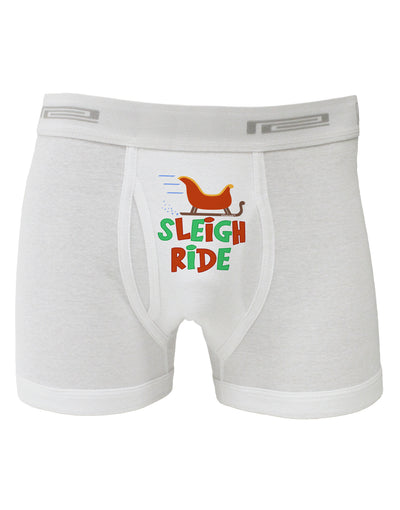 Sleigh Ride Color Boxer Briefs-Boxer Briefs-TooLoud-White-Small-Davson Sales