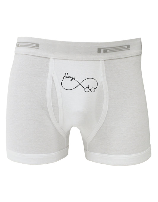 Always Infinity Symbol Boxer Briefs-Boxer Briefs-TooLoud-White-Small-Davson Sales