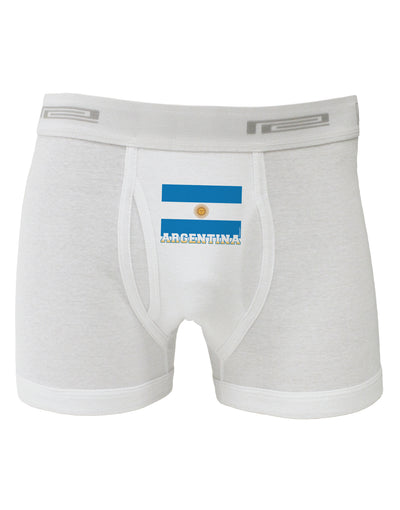 Argentina Flag Boxer Briefs-Boxer Briefs-TooLoud-White-Small-Davson Sales